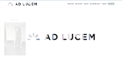 Desktop Screenshot of adlucem-matieres.com